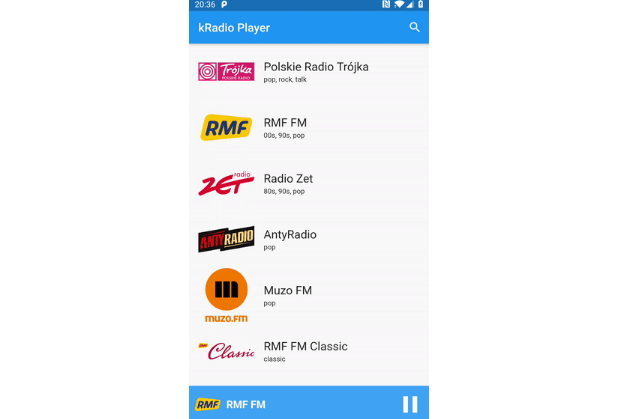 Another Awesome Online Radio Player with flutter