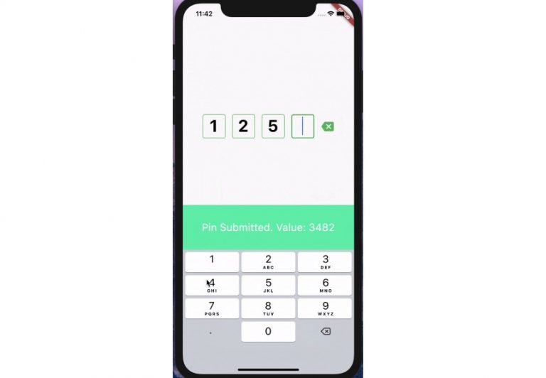 PIN input field widget for flutter