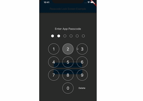 A Flutter package for iOS and Android for showing passcode input screen