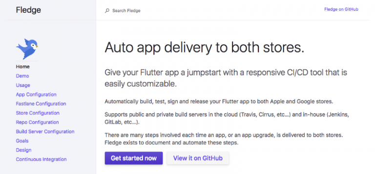 Fledge – A CICD tool for Flutter