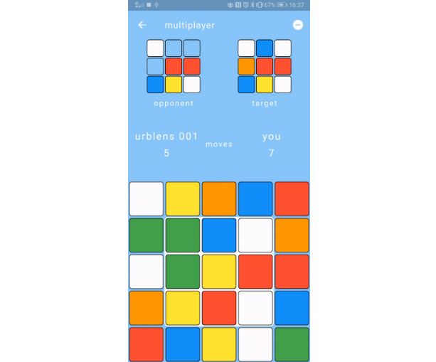 A matching colors Flutter game
