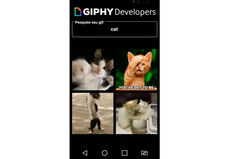 A simple Gif Finder made with Flutter
