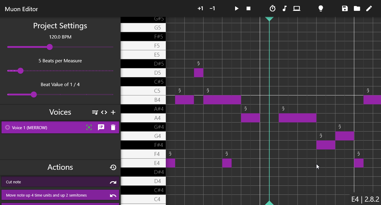 A GUI for the Neutrino neural singing synthesizer with Flutter
