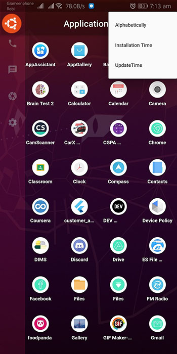 An Android Ubuntu Launcher build with Flutter