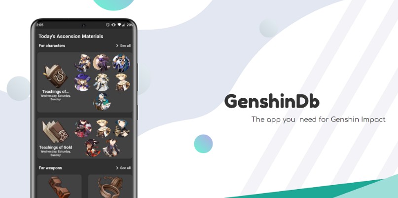 A Genshin Impact database kinda app with flutter