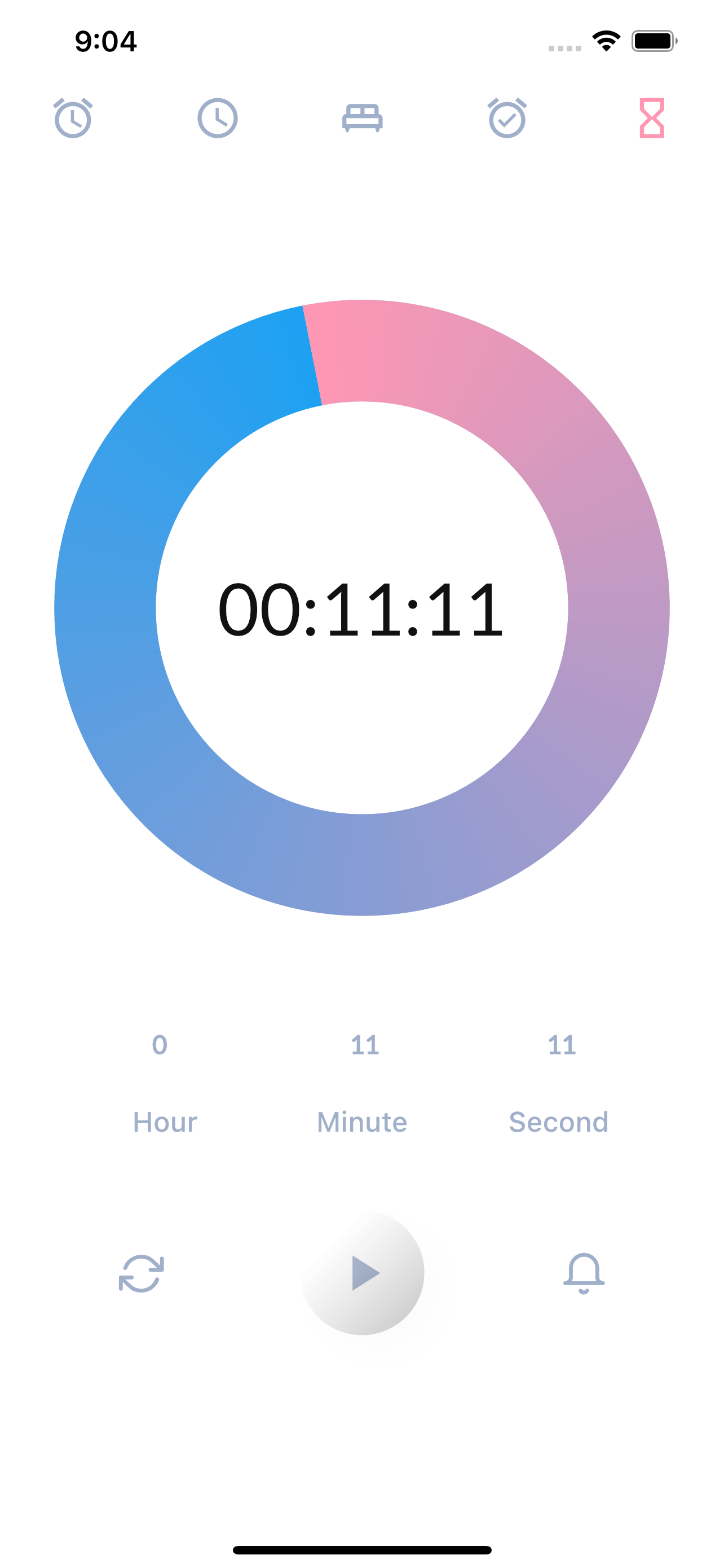 A Nice Clean Analog Clock App UI With Flutter