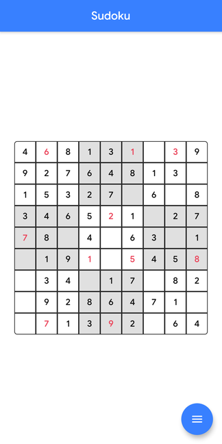 A fully fledged Sudoku game written in Flutter