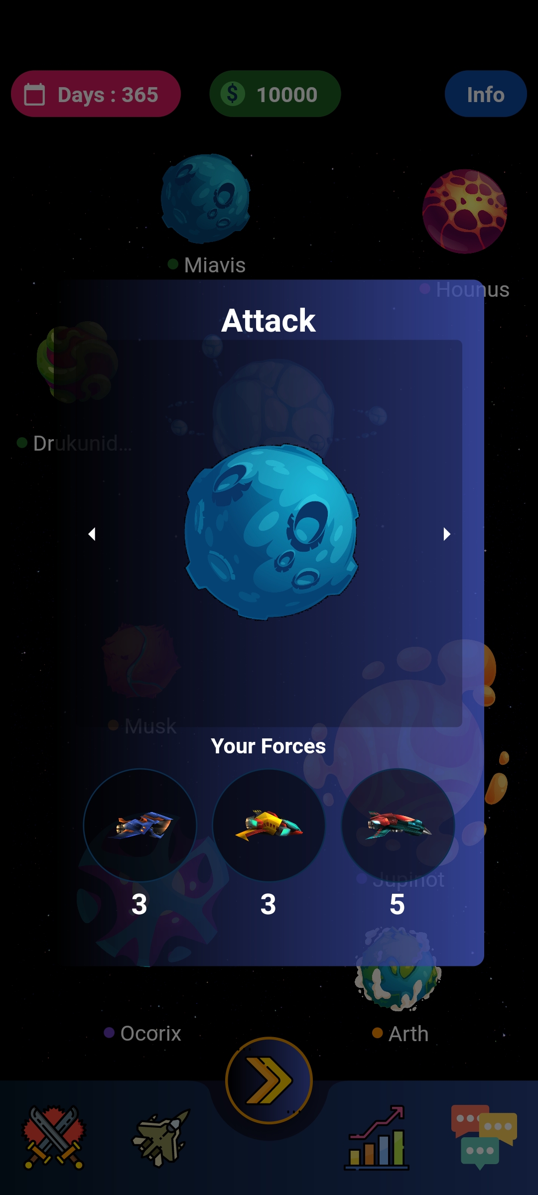 Space Themed Turn-Based Strategy Game developed in Flutter | Best