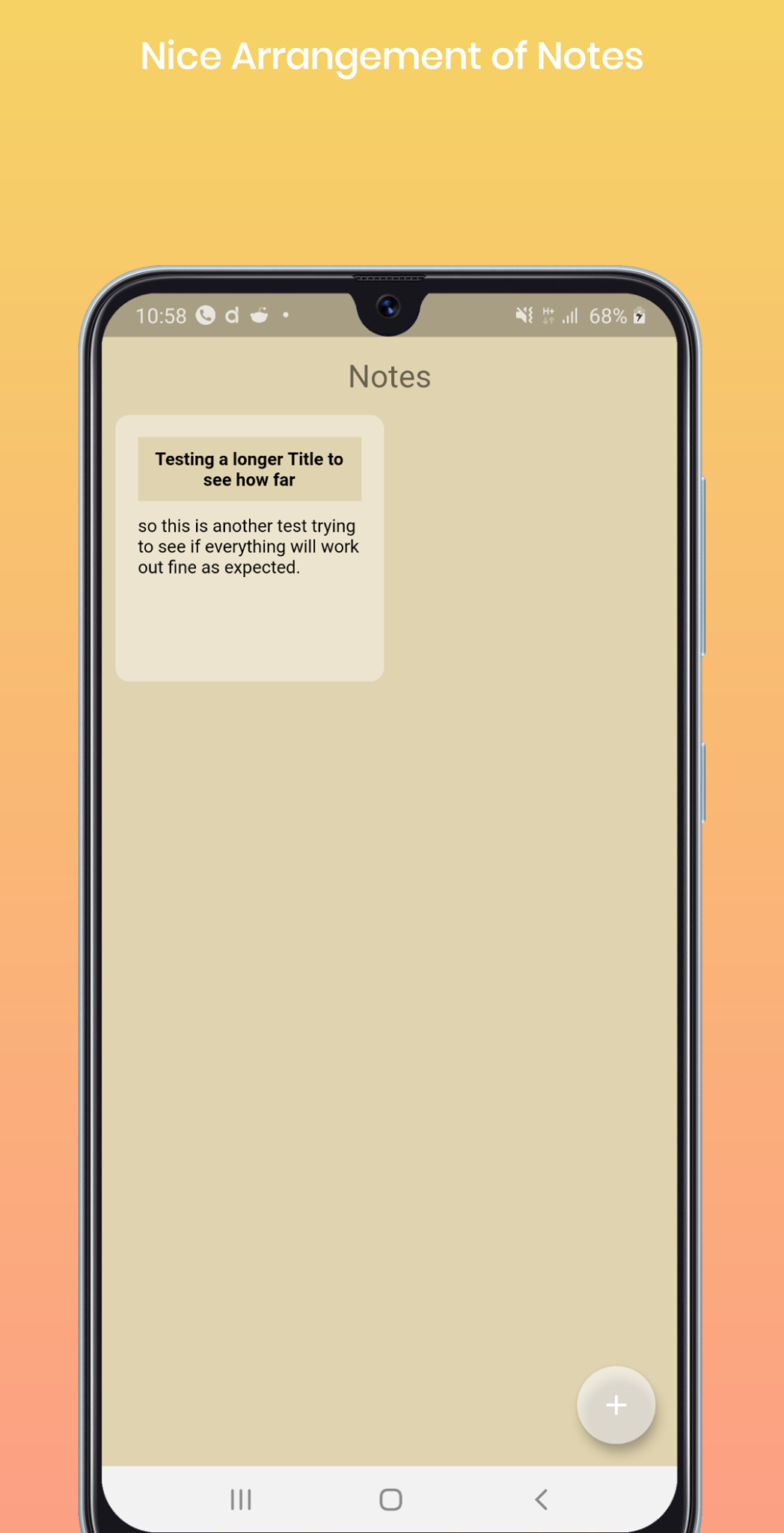 SImple Note App using Hive and Flutter