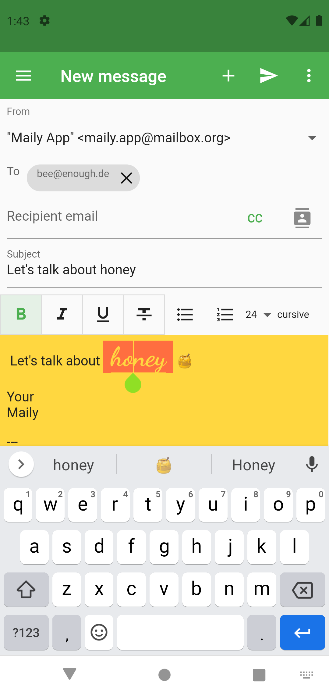 A Mail app for iOS and Android build in Flutter