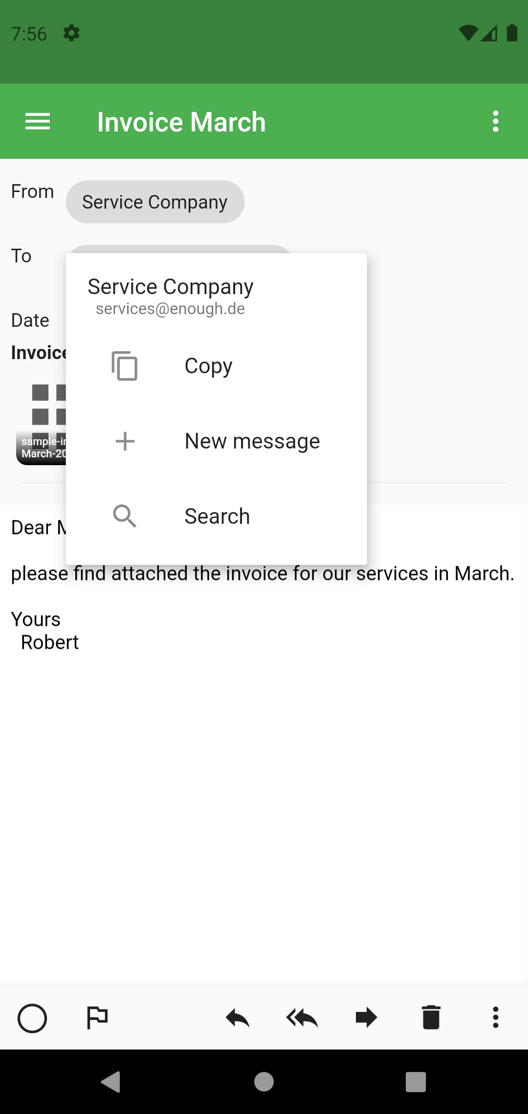 A Mail app for iOS and Android build in Flutter