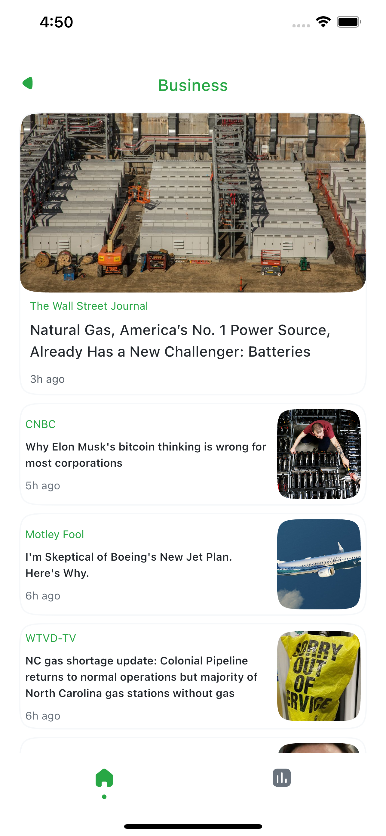 Simple and modern news app that incorporates REST API with Flutter