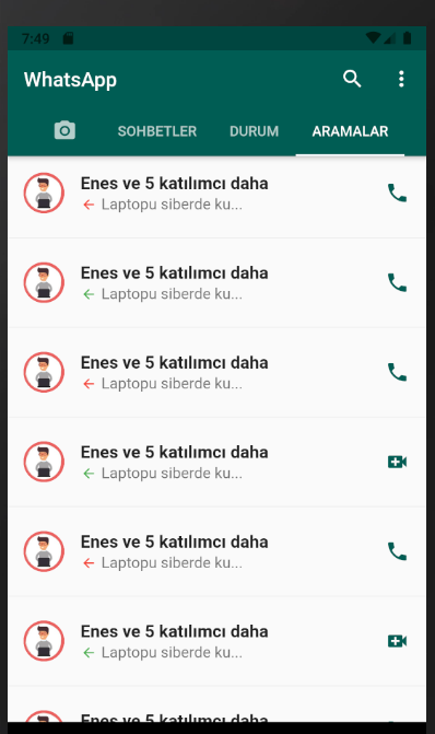 WhatsApp UI Clone with flutter