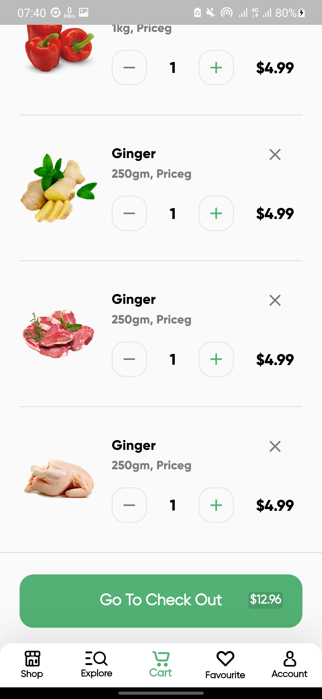 Grocery App UI Build with flutter