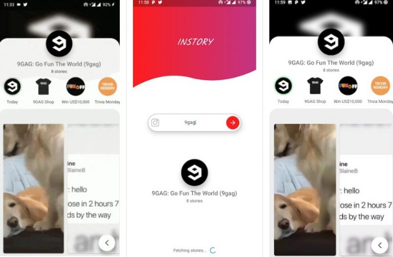 Beautiful flutter app for downloading Instagram stories