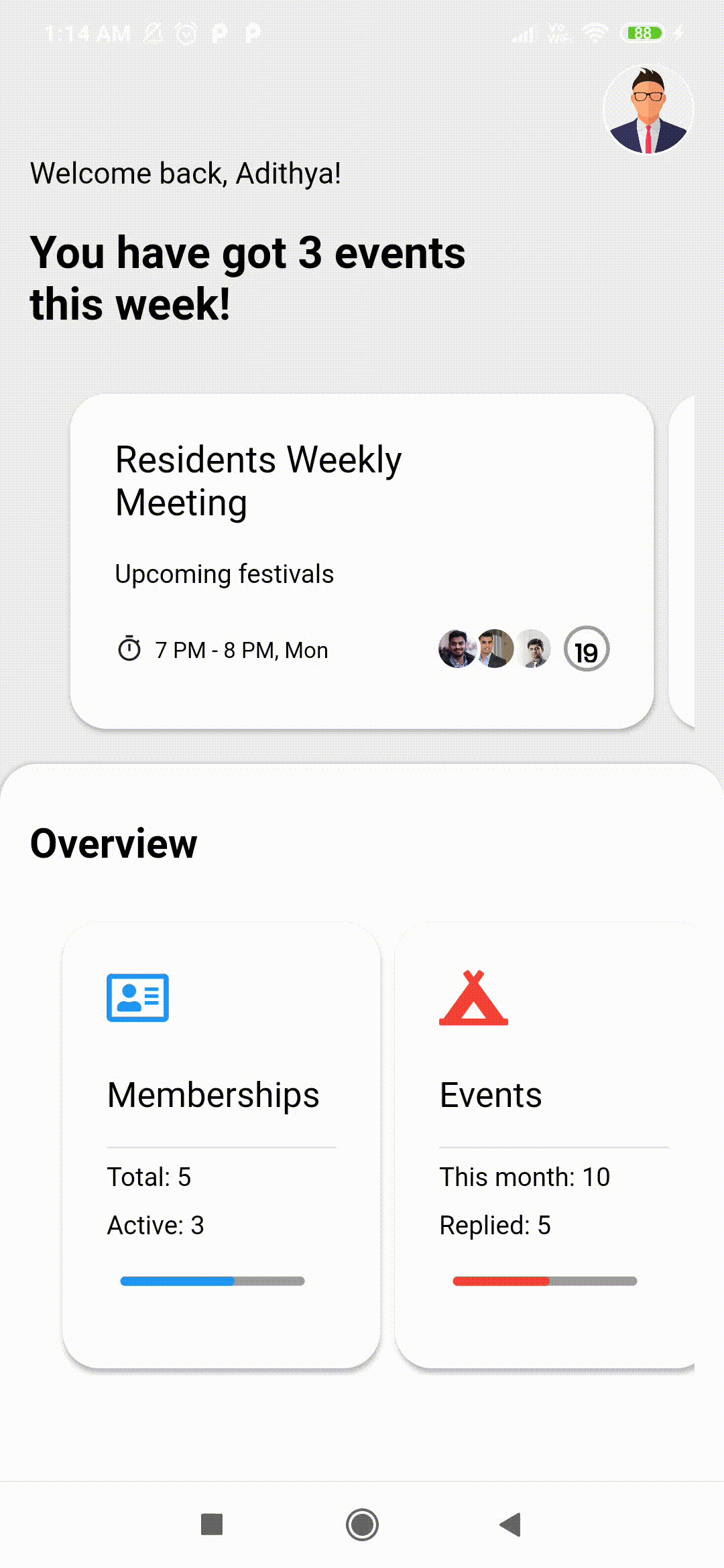 A residential management app build with flutter