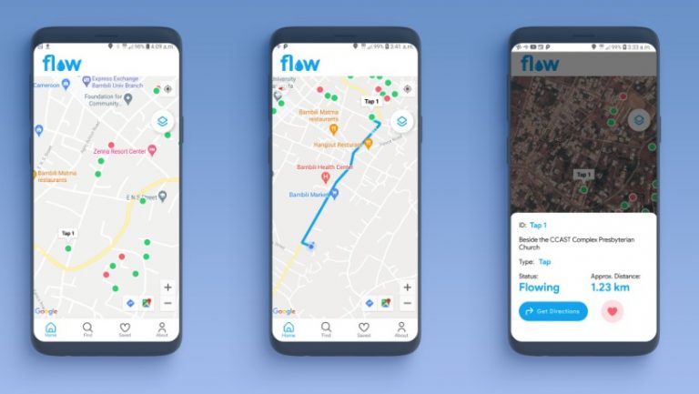 A water source location app that helps students of the University of Bamenda