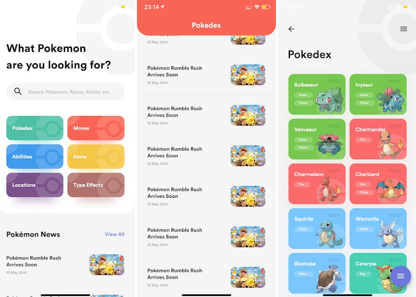 Pokedex app built with Flutter using Clean Architecture