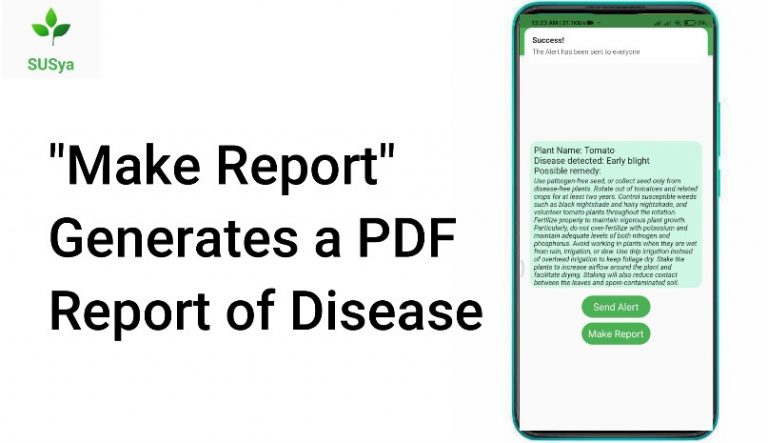 ML Powered App to assist farmers in crop disease detection and alerts