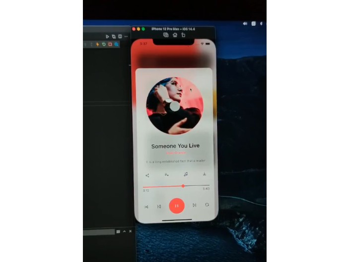 The UI/UX of Music app from Capi Design team