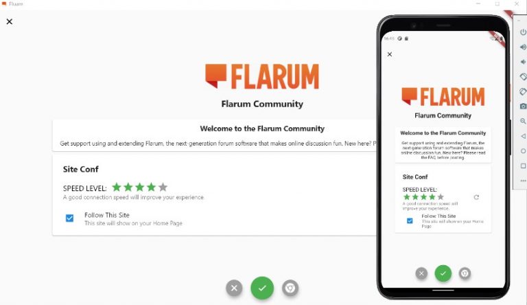 A flarum application build with flutter