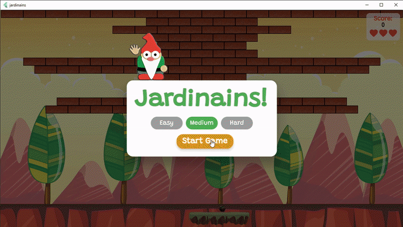 A basic demonstration for creating a Jardinains Game in Flutter