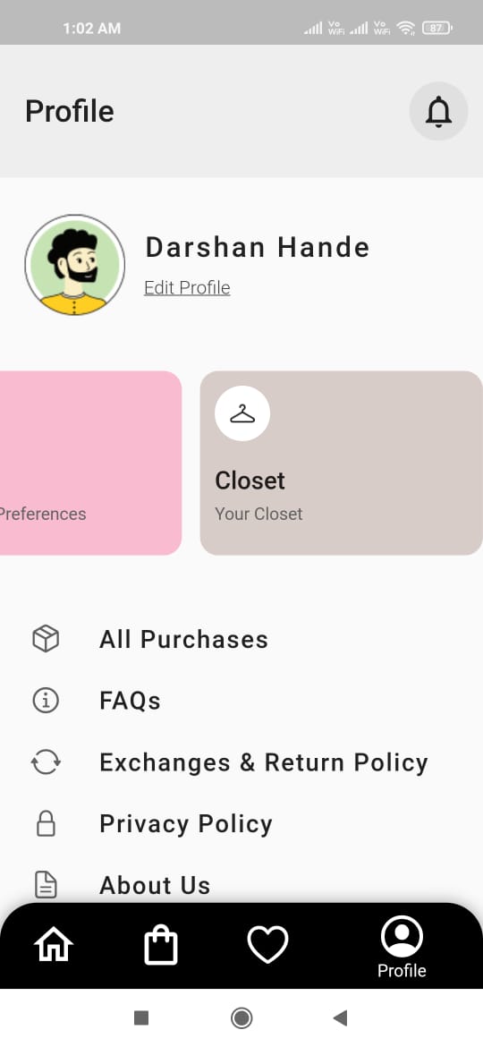 LookBook Assignment app built with flutter