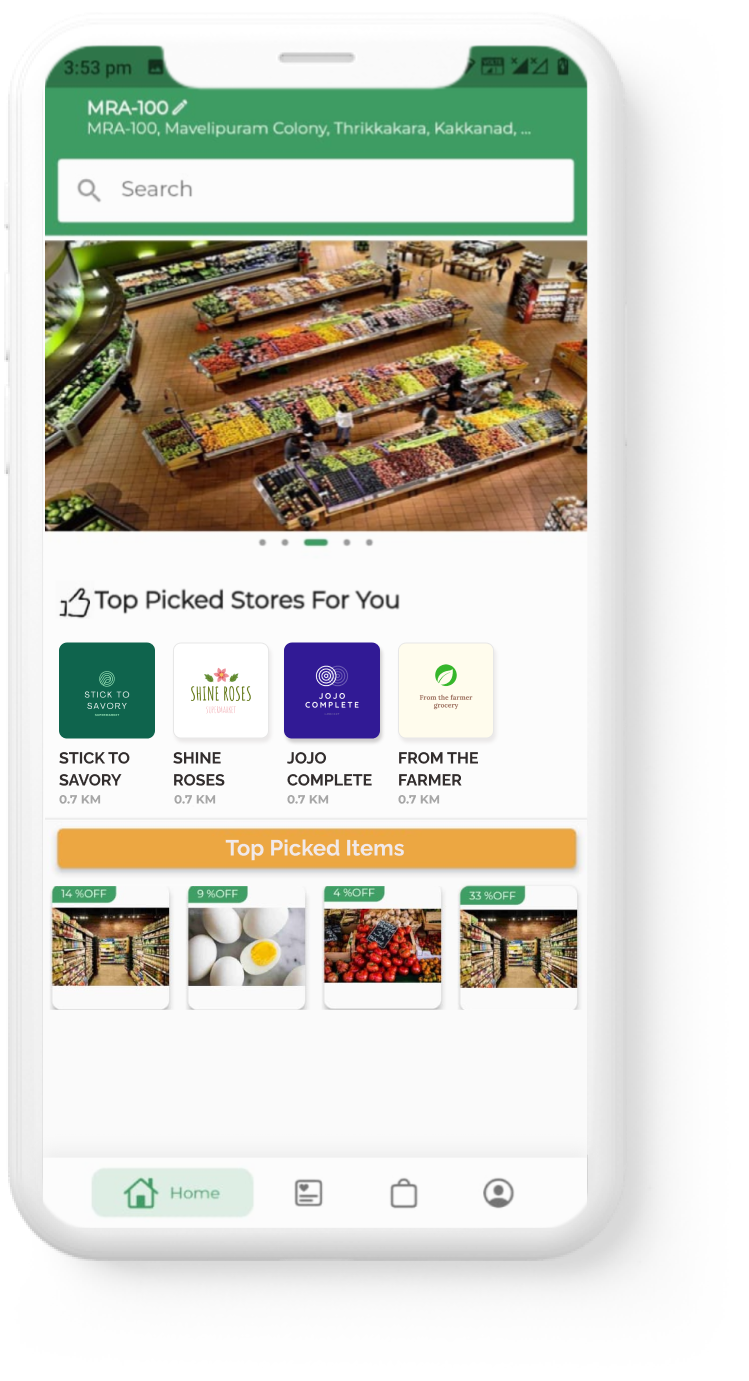 A complete grocery store developed with Flutter