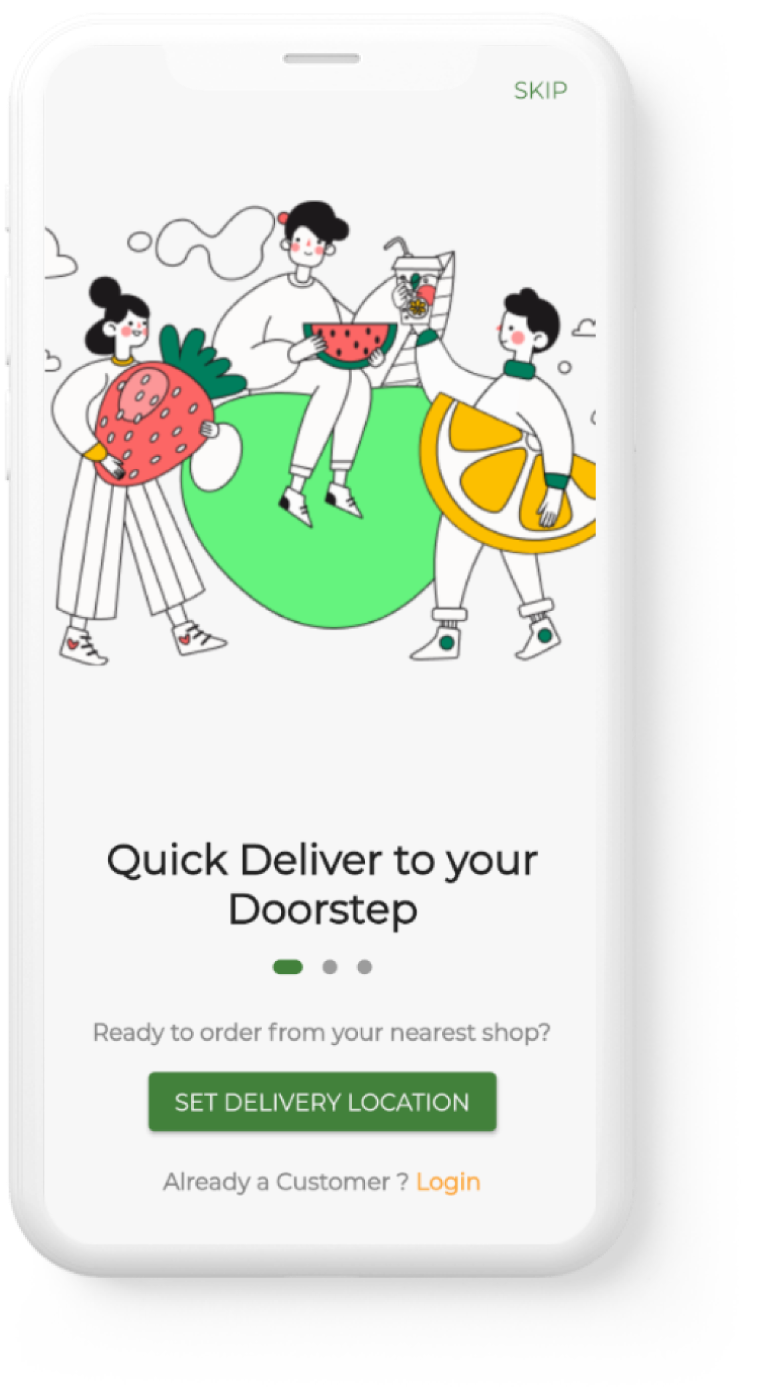 A complete grocery store developed with Flutter