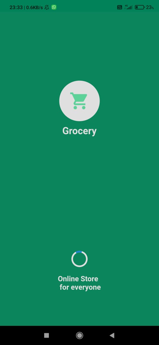 An online grocery selling app developed using flutter and firebase