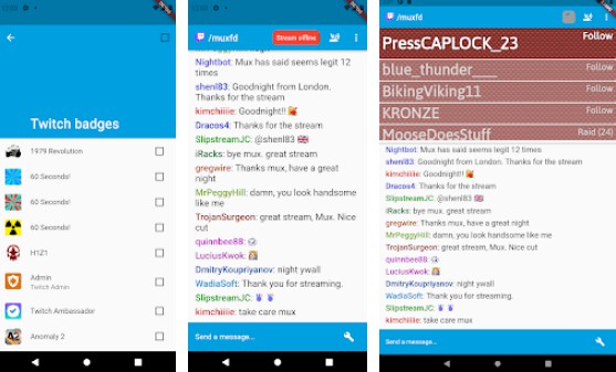 A chat app for IRL streamers with flutter