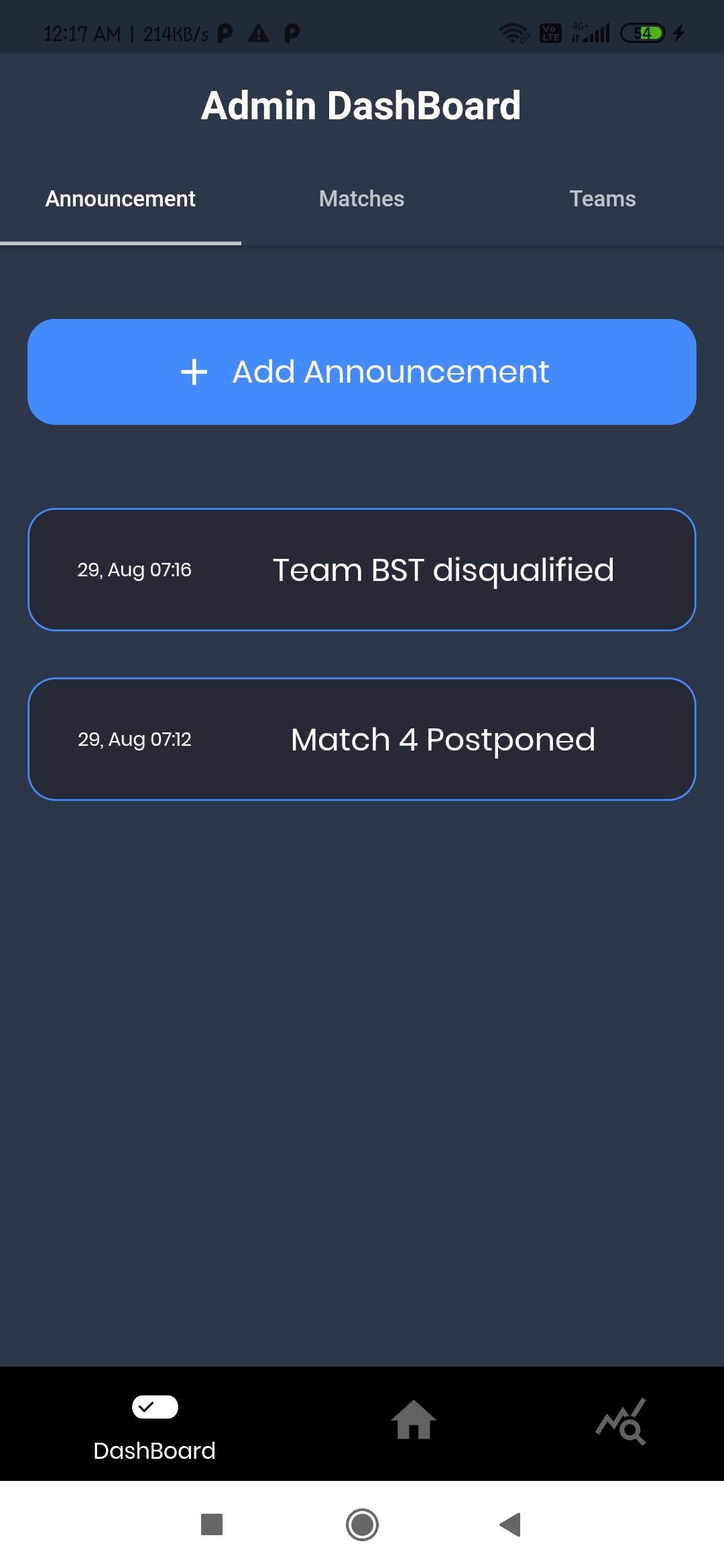 CS:GO Tournament App Build Using Flutter