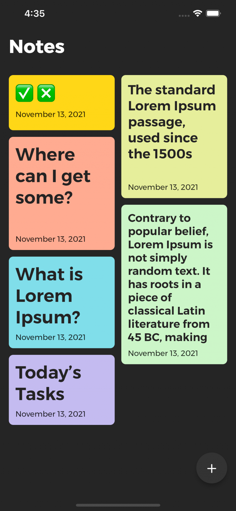 Note App Clean Architecture with Bloc And Freezed
