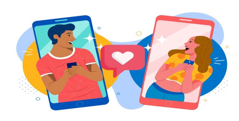 An app that has dating and chat features altered for university campuses