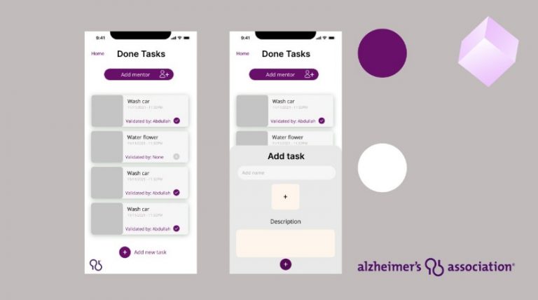 A companion app for those who were aflicted with the Alzeheimer diesese