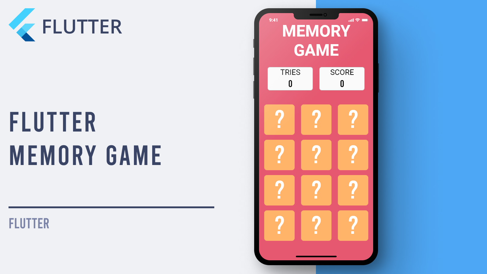 A simple card memory game with Flutter