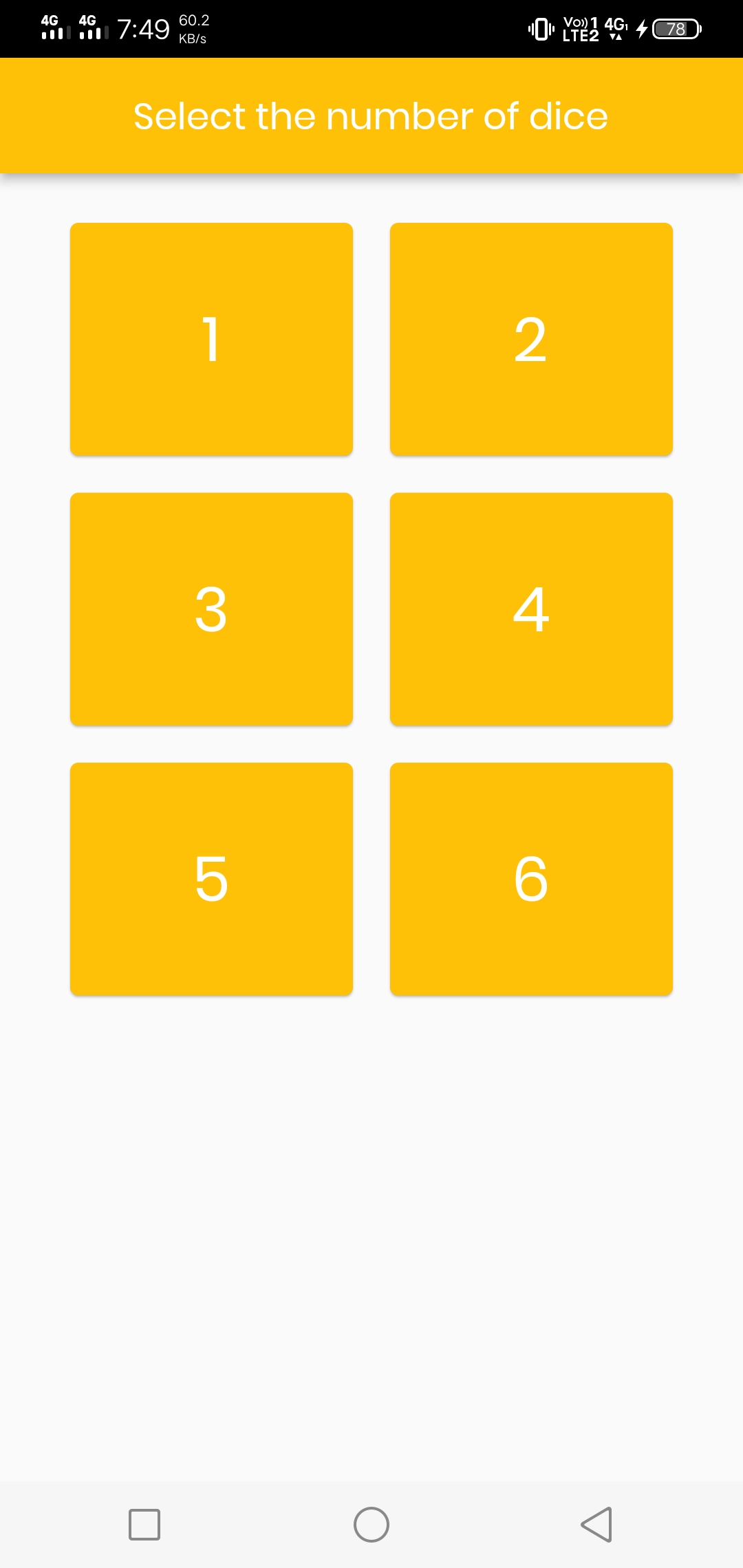 Flutter Dice Game Made In Flutter 2.8 with null safety