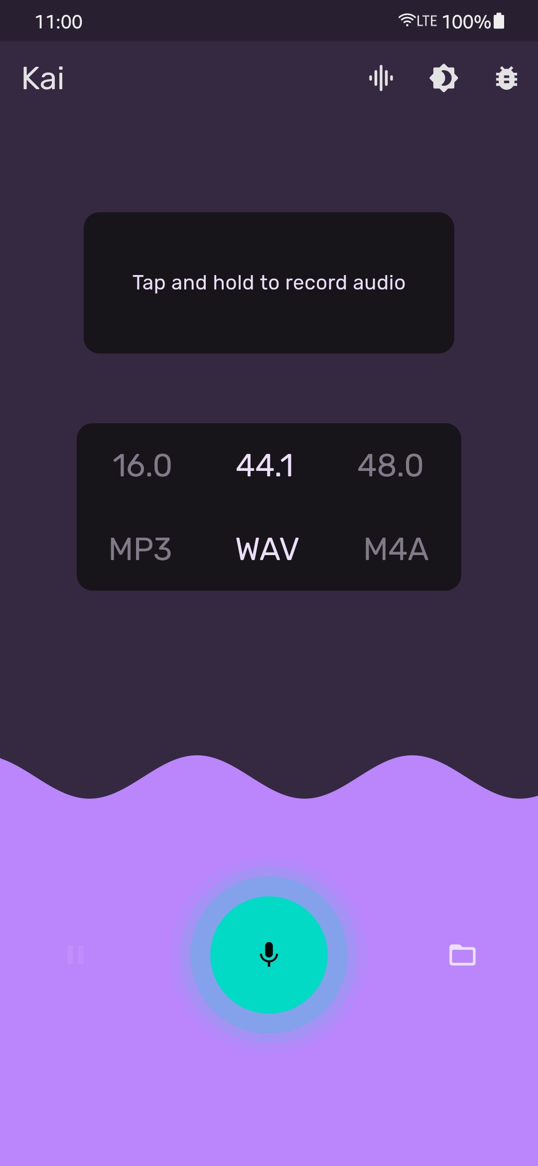 A feature-packed audio recorder app built using Flutter