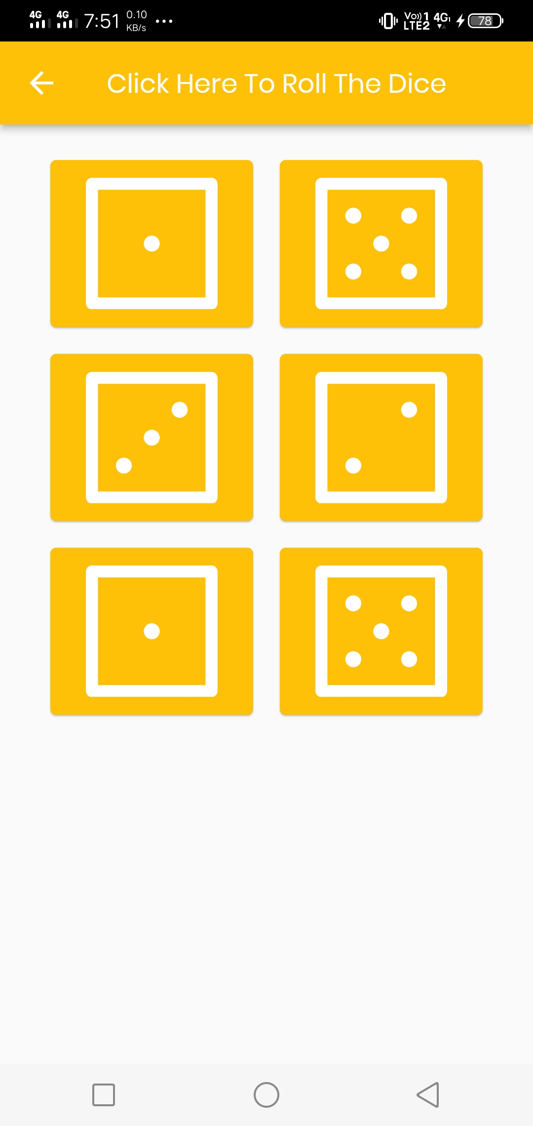 Flutter Dice Game Made In Flutter 2.8 with null safety