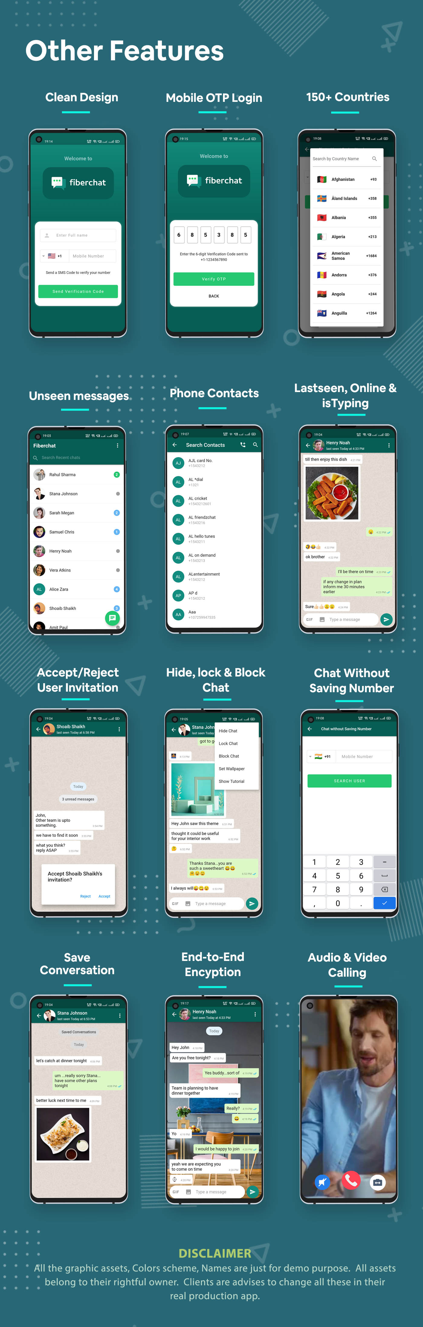 Fiber Chat App Built Using Flutter