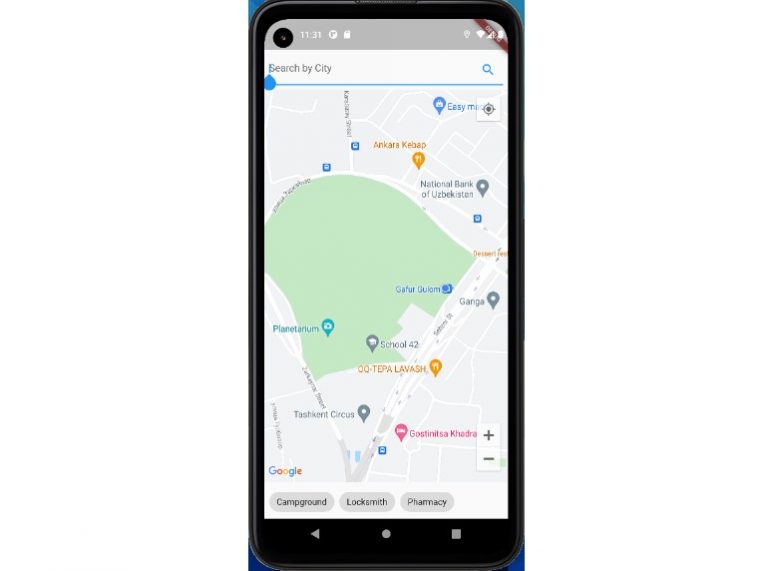 Aris Map Application Built With Flutter