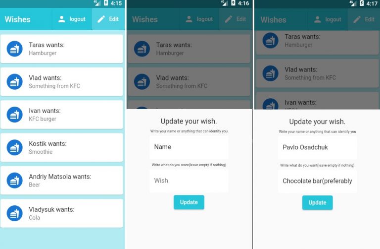 Food Wishes App Built Using Flutter