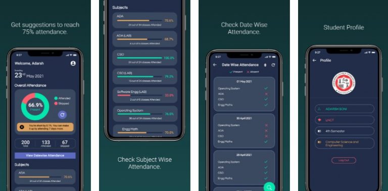 LNCT Attendance Android App Built With Flutter