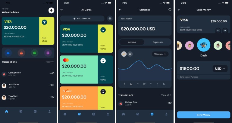 Mobile Banking App With Flutter