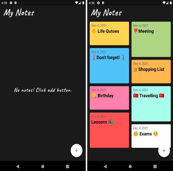 A basic notebook app built using Flutter