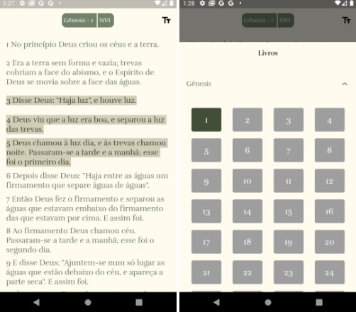 The Holy Bible in Brazilian Portuguese Built With Flutter