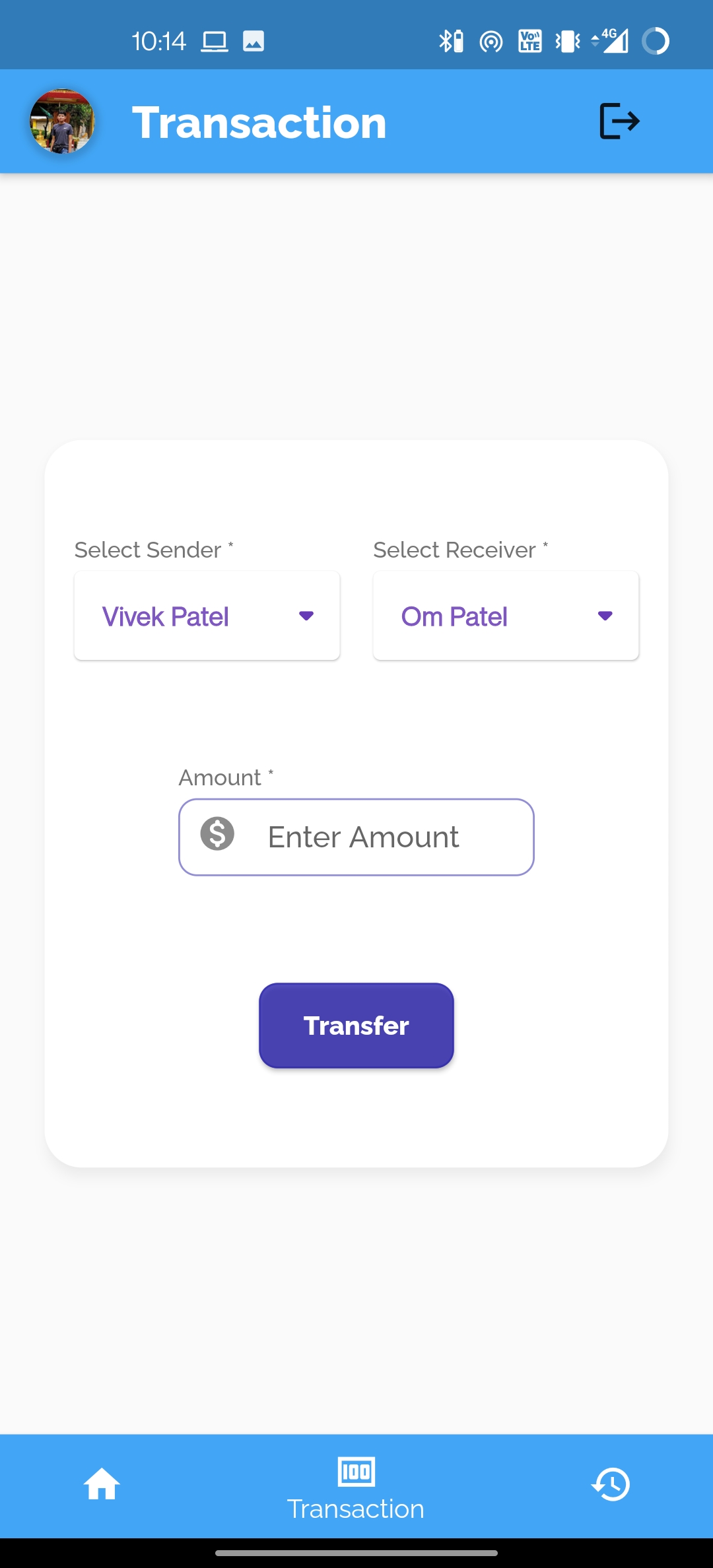 A Basic Banking Flutter App with the integration of Firebase