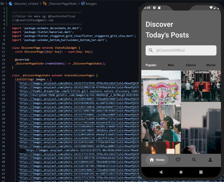 Discovery Today's Posts UI With Flutter