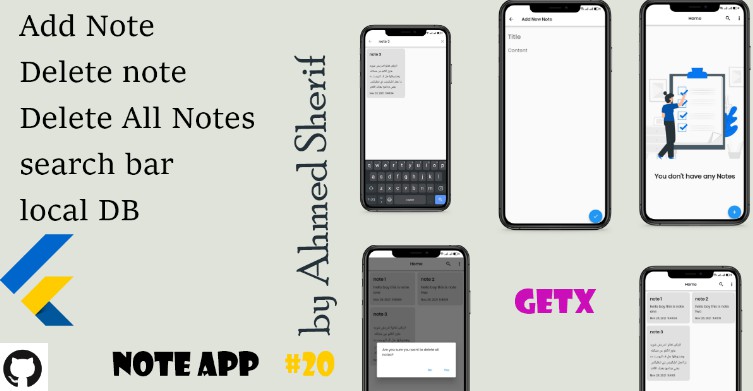 An open-source notes app for Android & ios built with Flutter