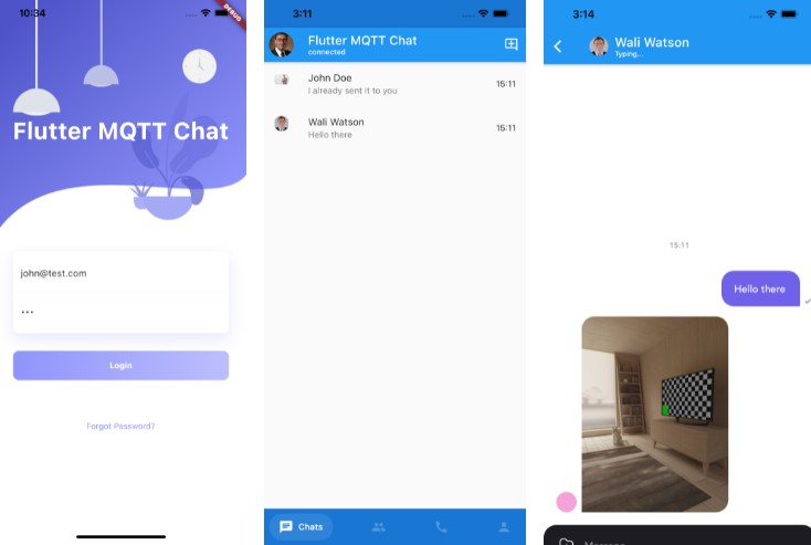 A Chat app developed with Flutter, it uses MQTT protocol
